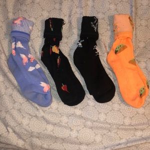 4 Long fun pairs of socks